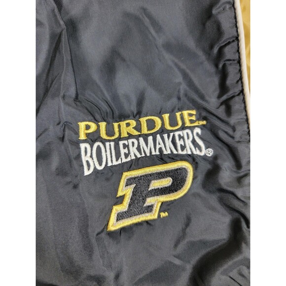 Purdue Boilermakers Pants Mens Large Black Gold NCAA Basketball Tearaway Starter - Picture 7 of 16